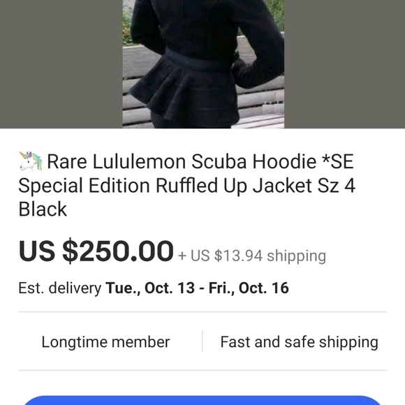 Rare lulu ruffle sweater - Picture 2 of 2